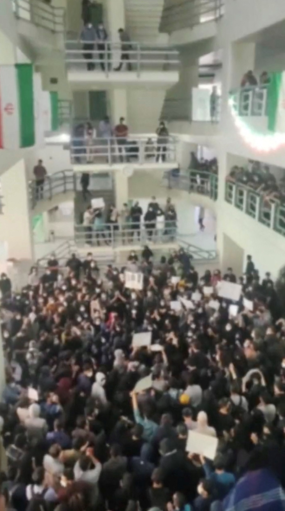 Universities became the epicenter of protests in Iran (via Reuters)
