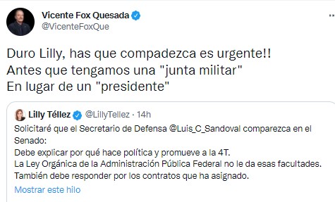 Fox volvió a arremeter contra el gobierno de AMLO (Foto: Twitter@VicenteFoxQue)