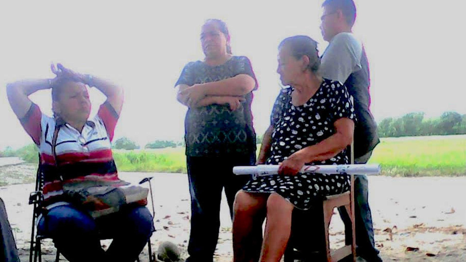 La denuncia de María Eva, viuda de Bastidas, es por la defensa de su finca Santa Rita ante el poder de Chávez