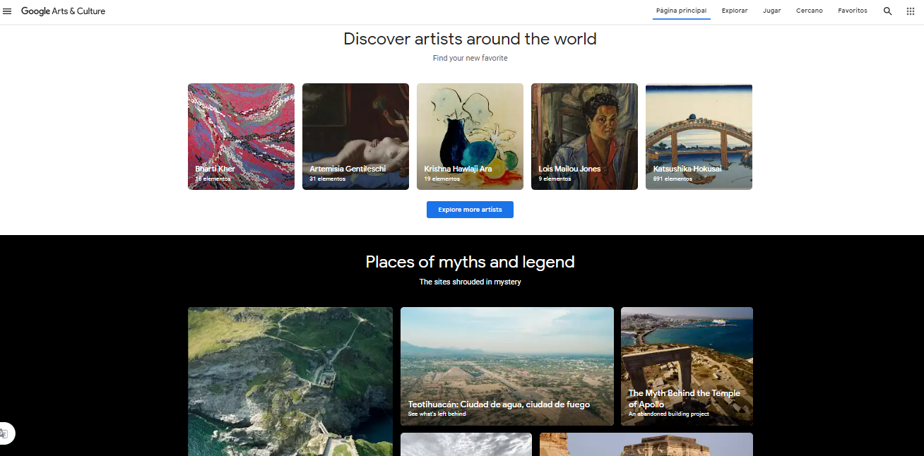 ¿Quieres conocer más sobre Google Arts & Culture? Entérate de todo lo que puedes encontrar en la plataforma.