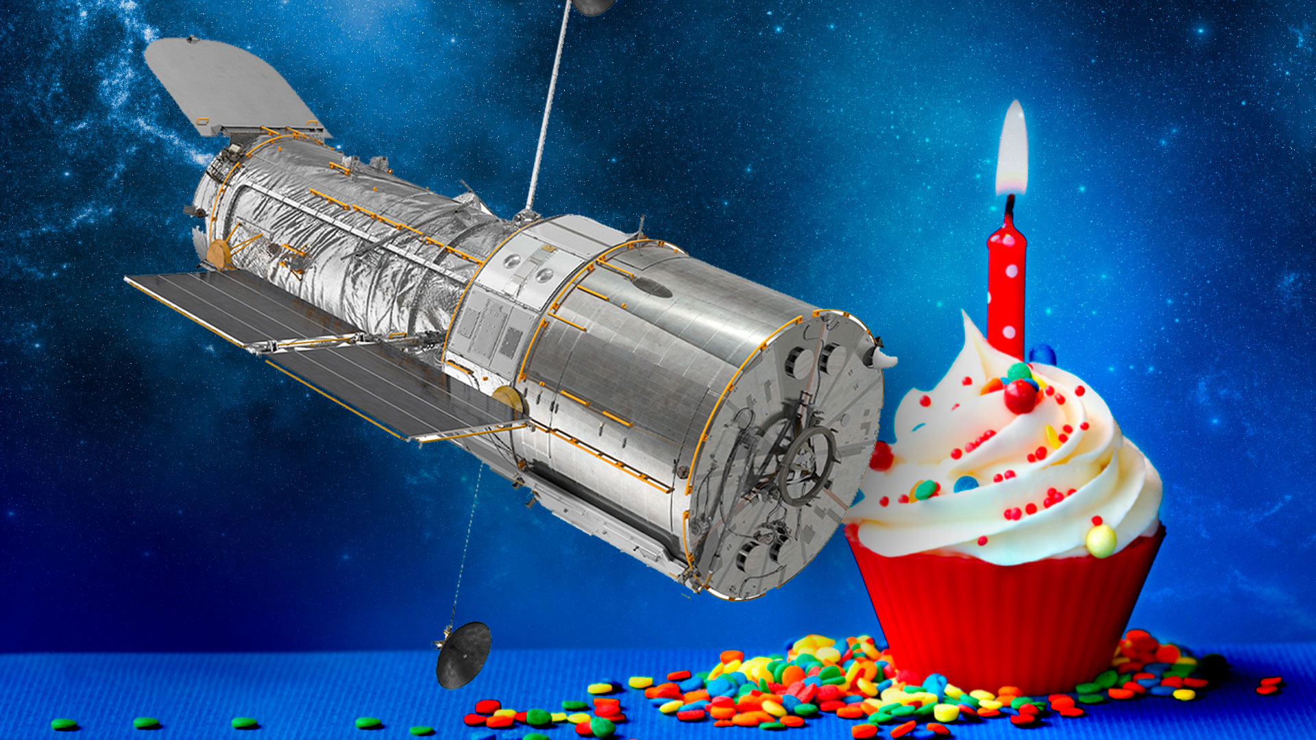 Cómo se veía el cosmos desde el telescopio Hubble el día de tu cumpleaños