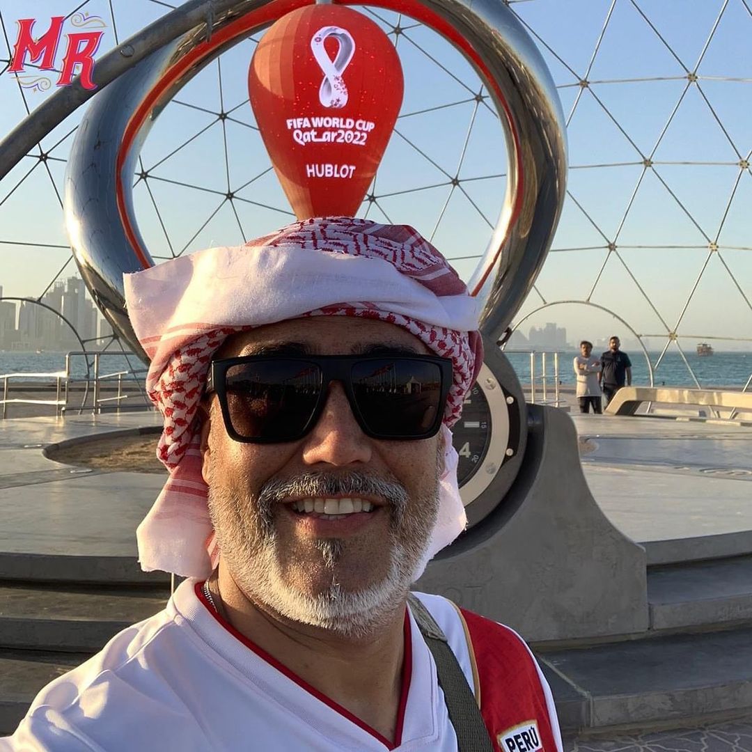 Marco Romero en Qatar. Instagram