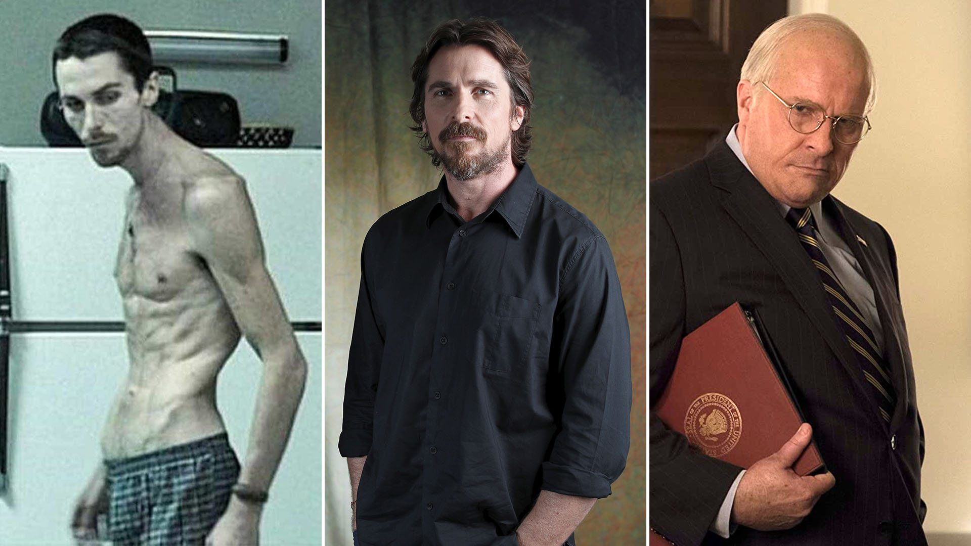 Christian Bale, el maquinista de "Vice"