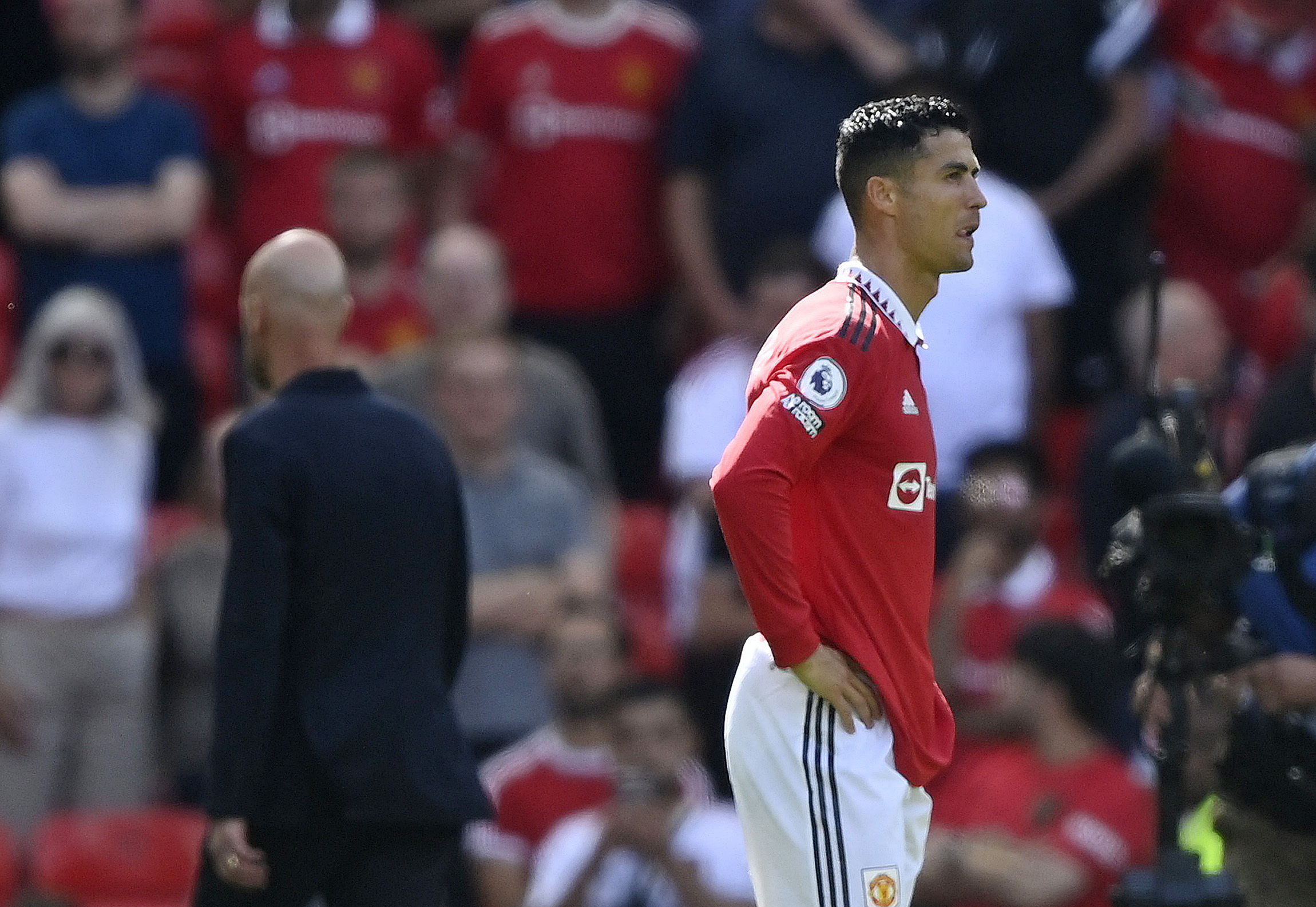 Ronaldo debutó con una derrota en la nueva temporada del Manchester United (Reuters)