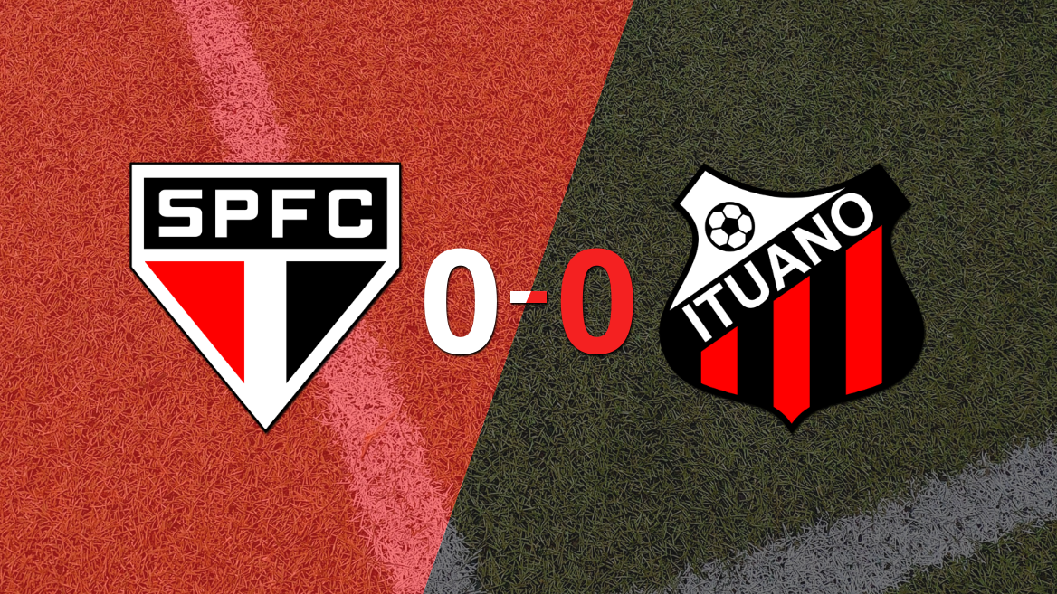 São Paulo e Ituano empataron 0 a 0 en el encuentro de ida