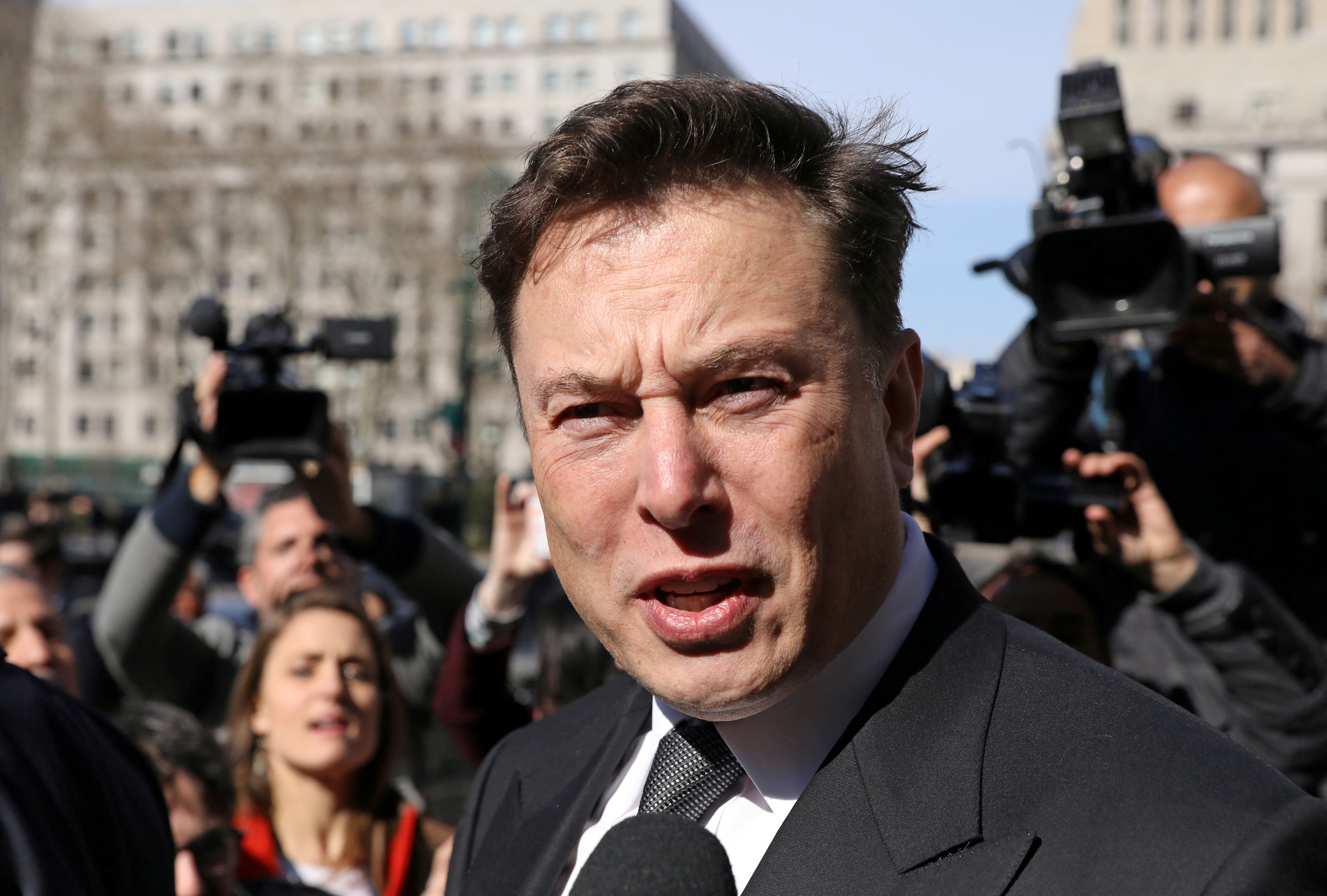 File image of tycoon Elon Musk.  Photo: REUTERS/Brendan McDermid/File Photo