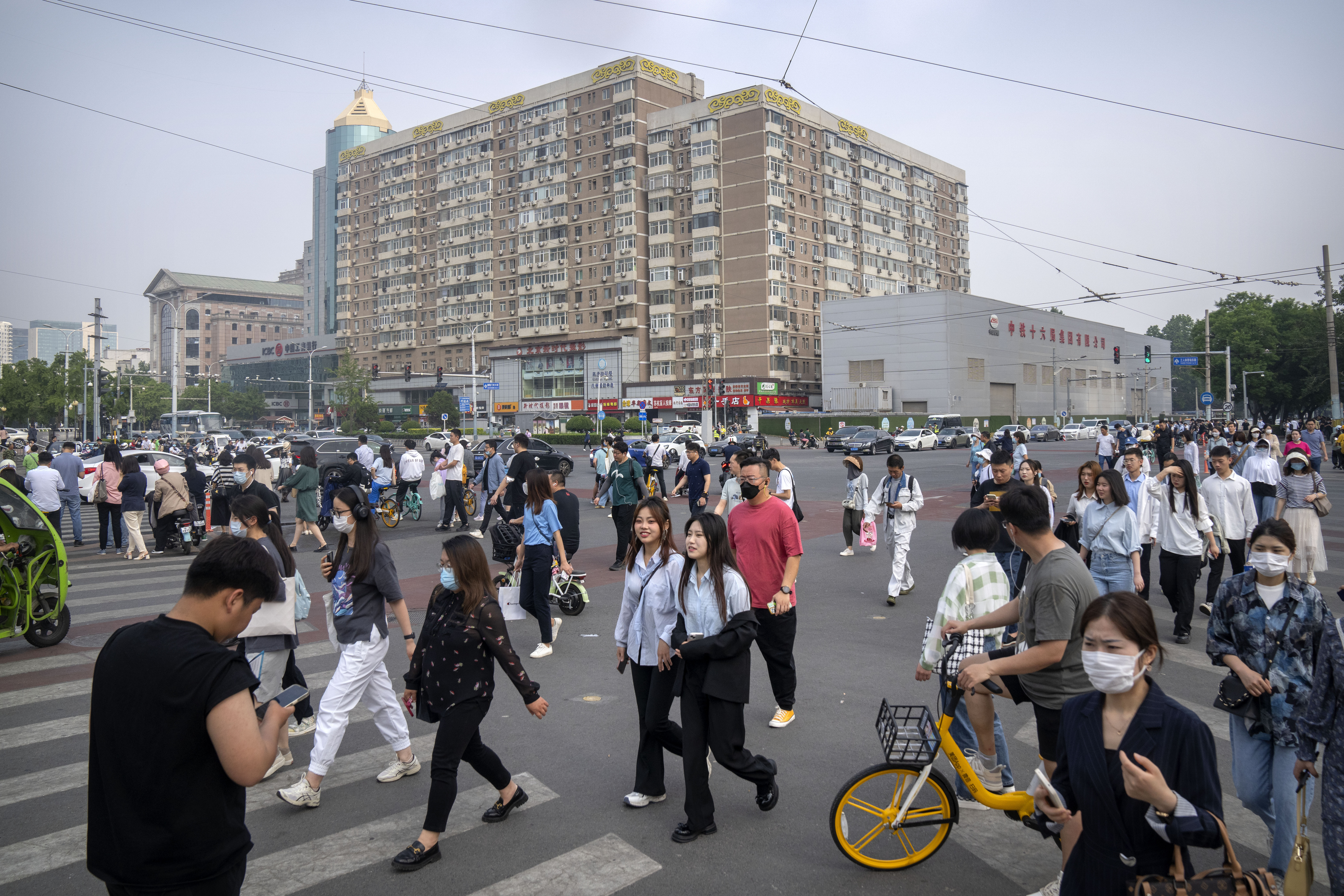 Beijing: el motor económico de China (AP Photo/Mark Schiefelbein)