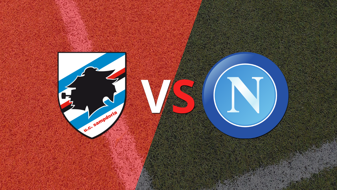 Napoli derrotó a Sampdoria 2 a 0