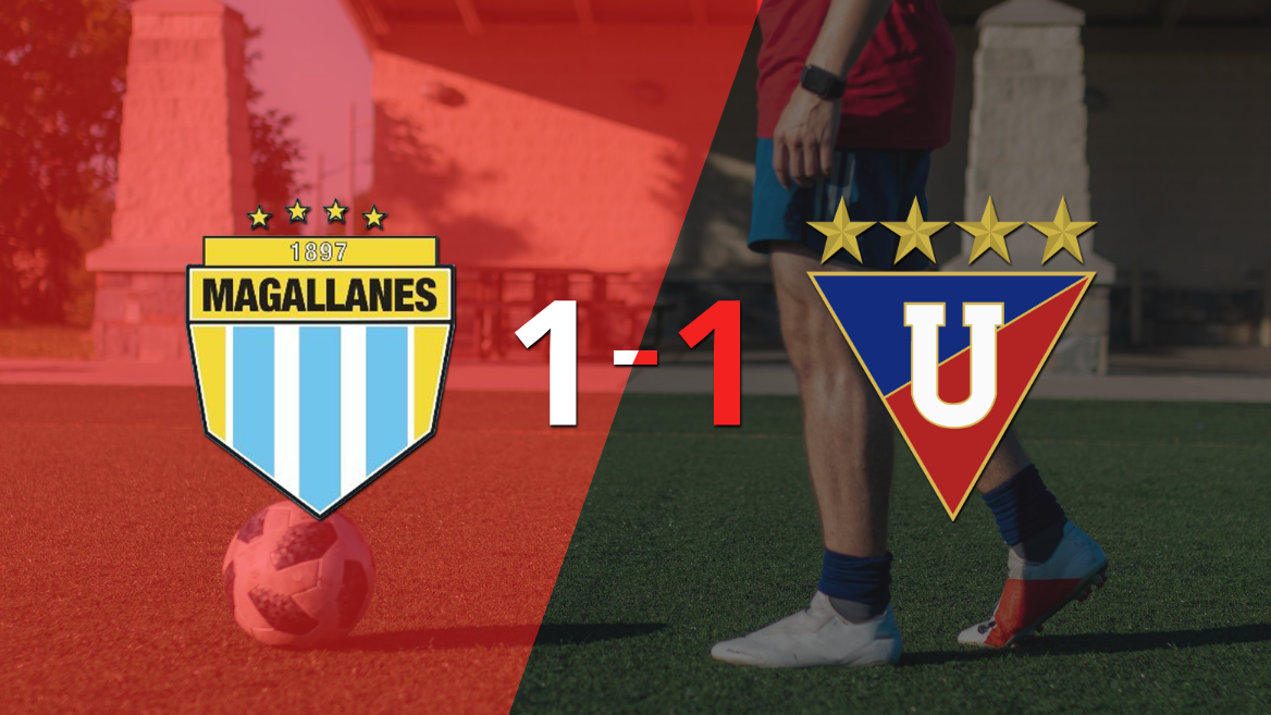 Magallanes y Liga de Quito igualaron 1 a 1