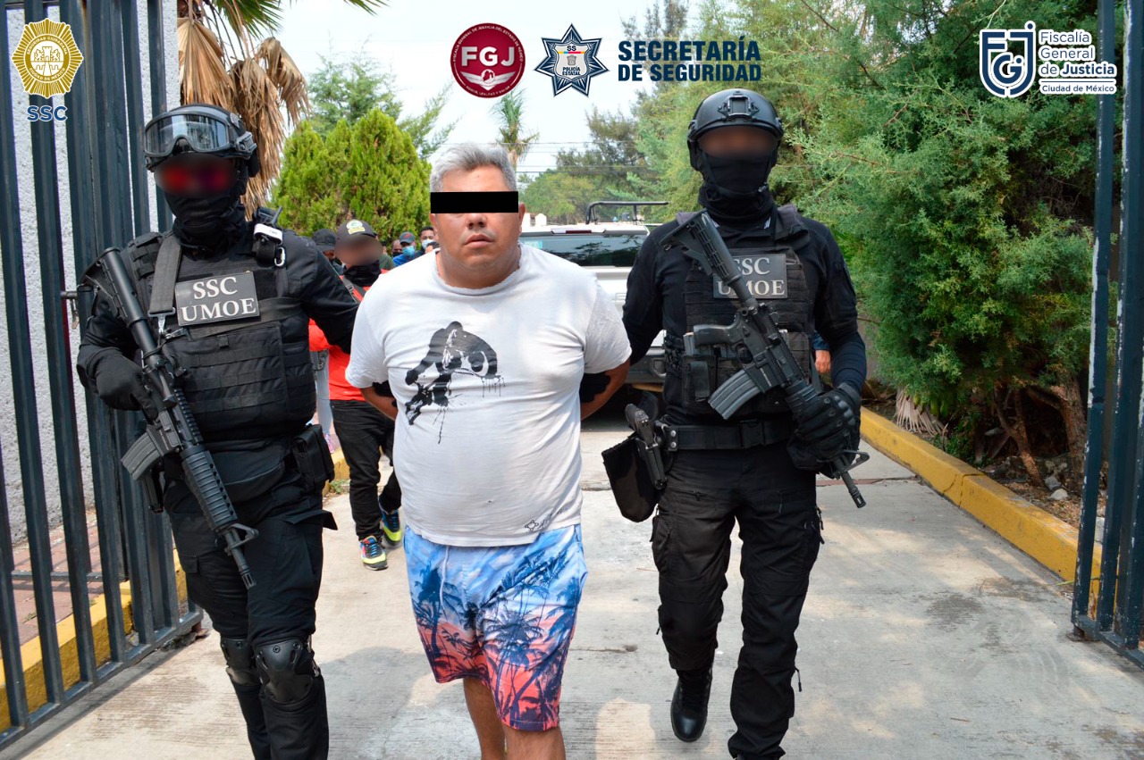 El arresto se dio en un despliegue por miembros de la FGJ. Foto: FGJ