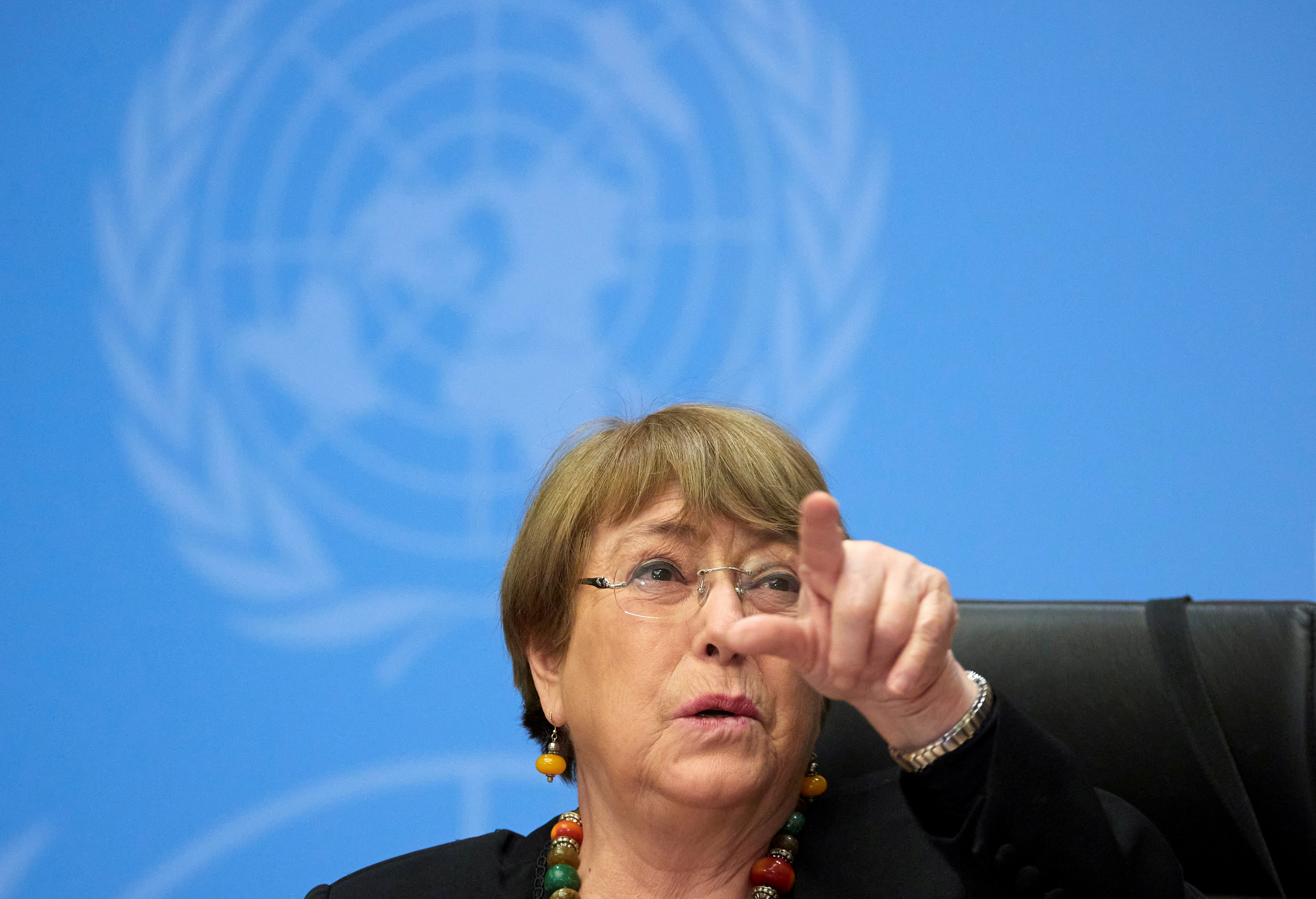 Michelle Bachelet condenó el uso de la violencia contra los manifestantes en Myanmar (REUTERS/Denis Balibouse)
