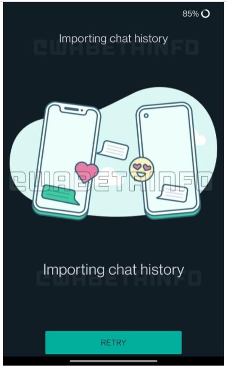 WhatsApp trabaja en una nueva herramienta para migrar chats entre iOS y Android (Foto: WABetaInfo)