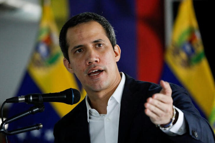 Foto de archivo del líder opositor de Venezuela Juan Guaido en una rueda de prensa en Caracas
Jun 14, 2022. REUTERS/Leonardo Fernandez Viloria/