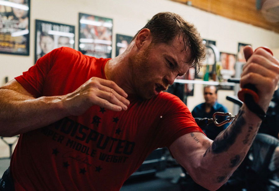 Training of Canelo Álvarez in the "half a day" before the fight against Gennady Golovkin (Photo: Twitter/@Canelo)