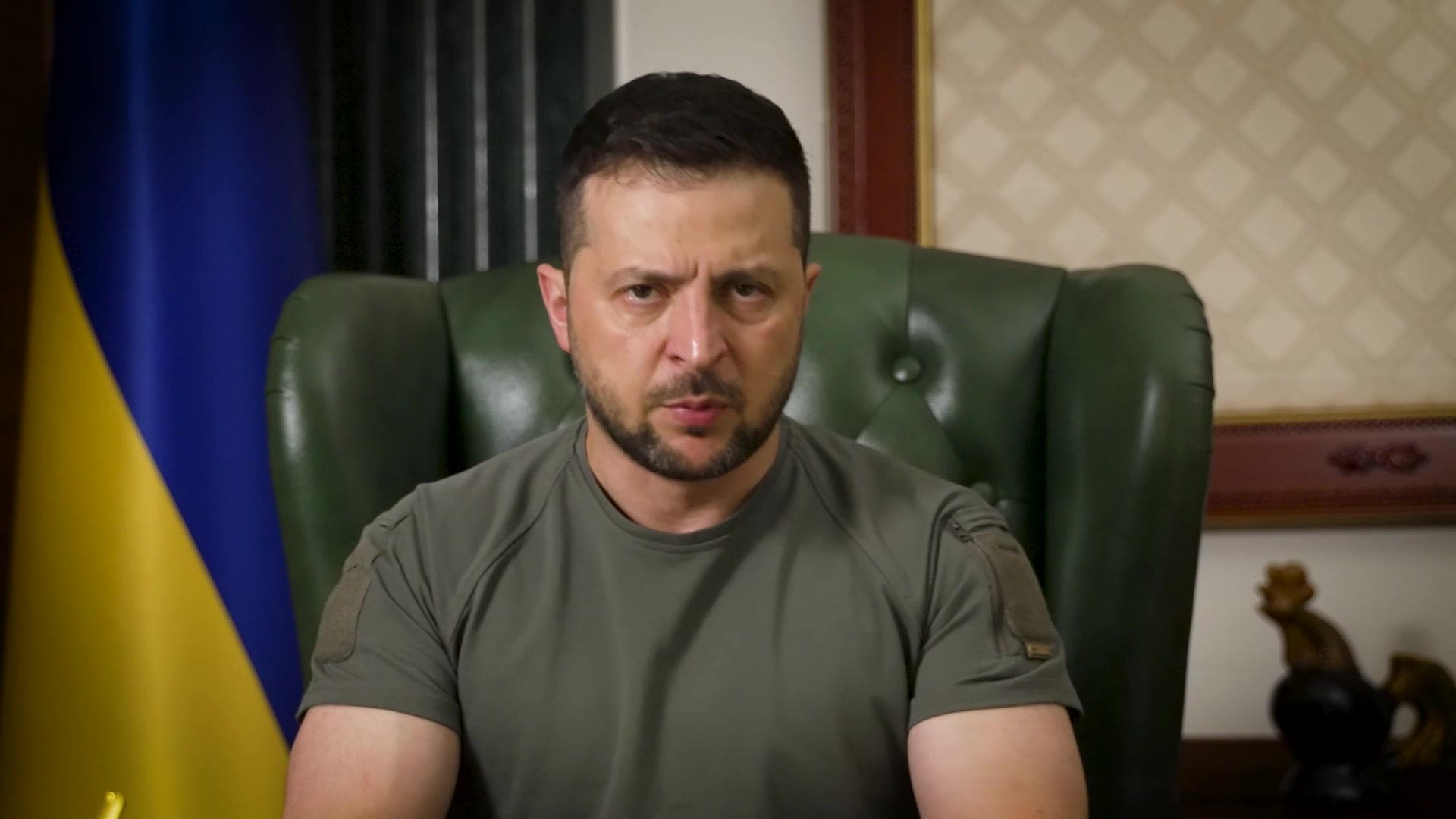 Volodymyr Zelensky, the president of Ukraine, has Russian troops out of his country this winter 