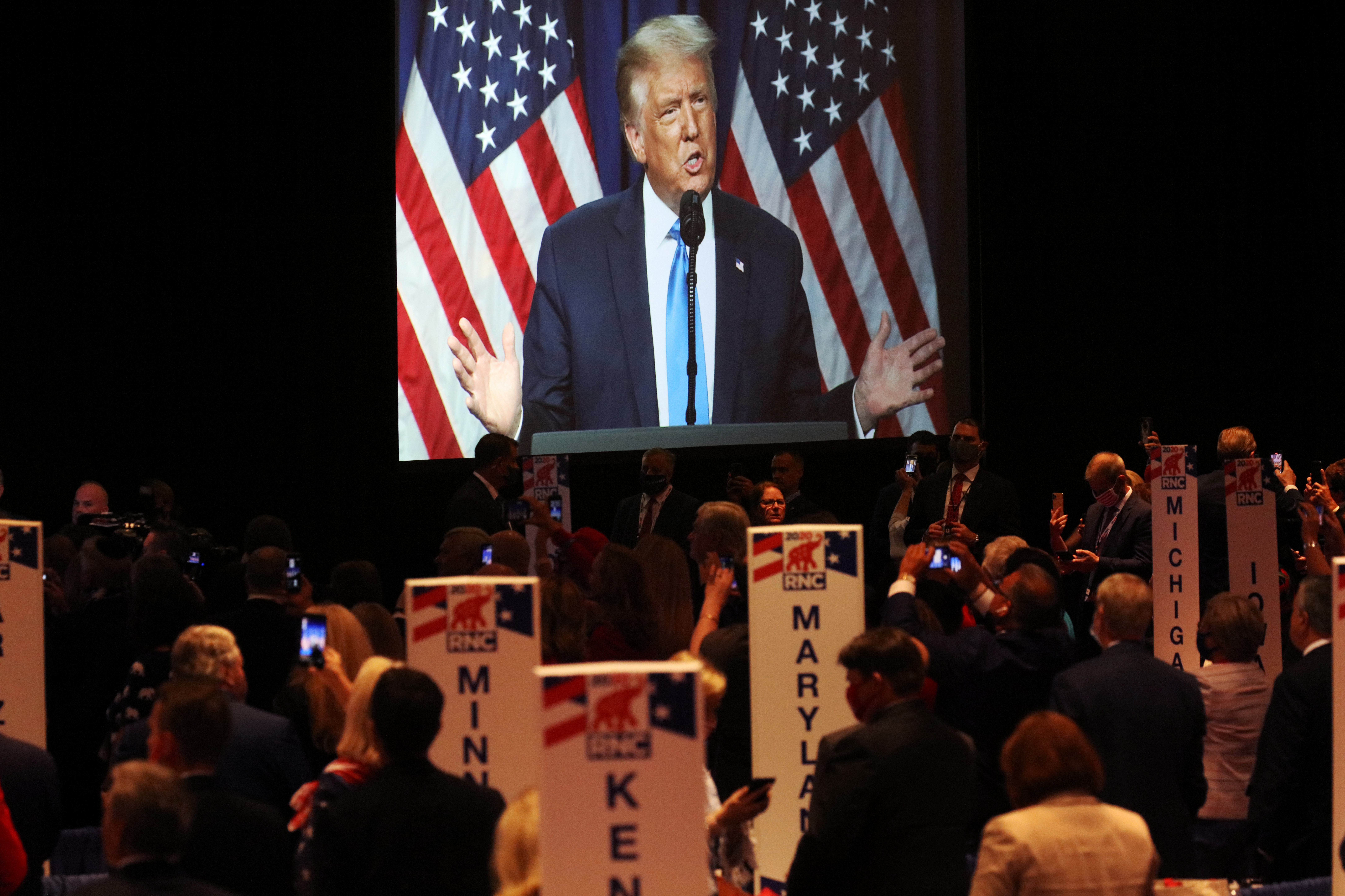 Donald Trump participará de los cuatro días de convención (Travis Dove/Pool via REUTERS)
