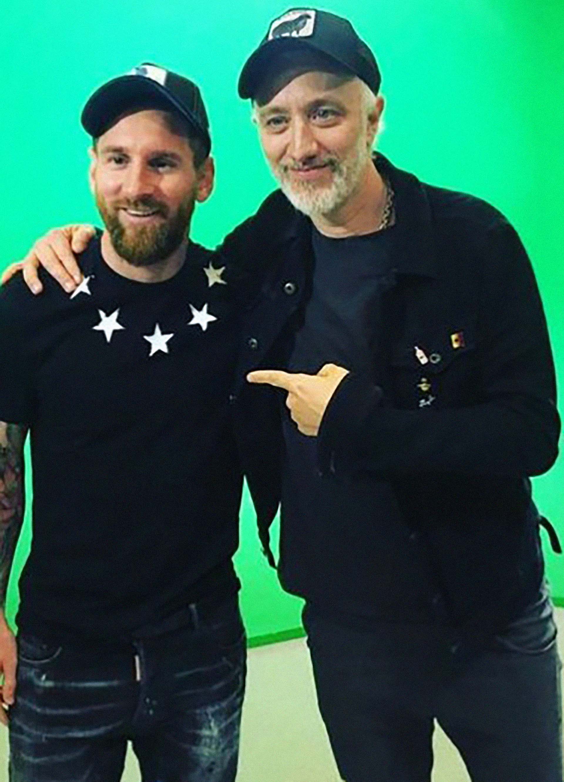 Lionel Messi y Andy Kusnetzoff