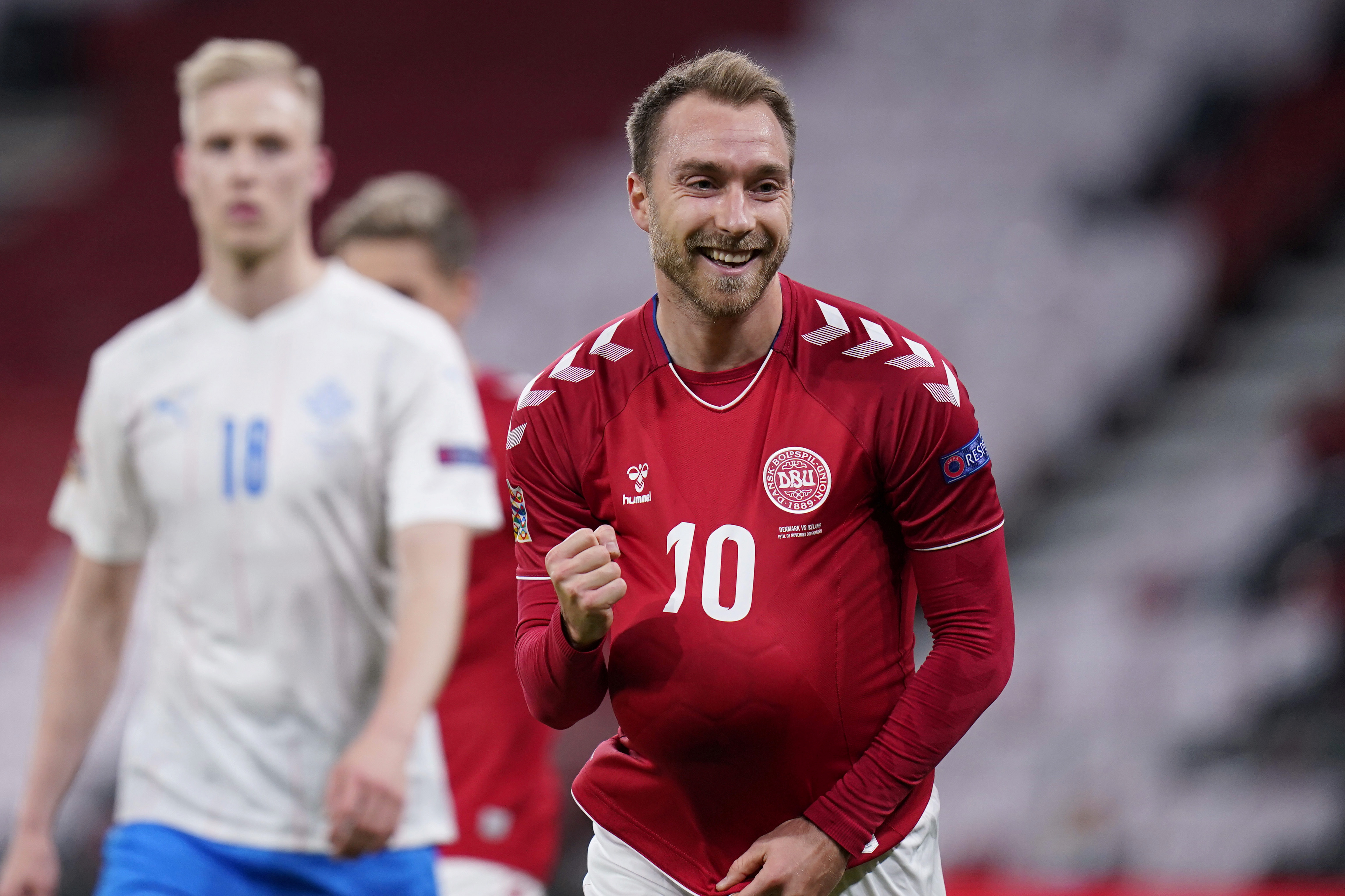 Christian Eriksen es la figura de la selección de Dinamarca (Foto: REUTERS)
