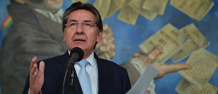 El fiscal general de Colombia, Néstor Humberto Martínez