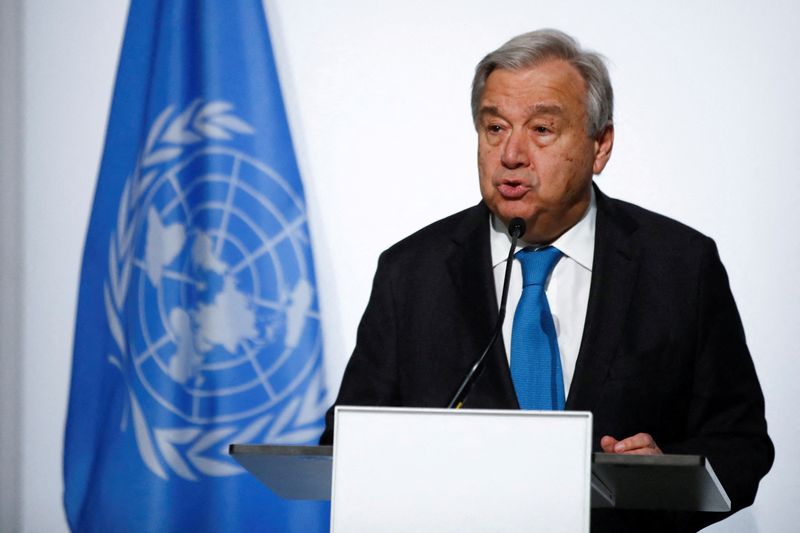 El secretario general de la ONU, Antonio Guterres, en Lisboa, Portugal, 27 de junio de 2022. REUTERS/Pedro Nunes/Archivo