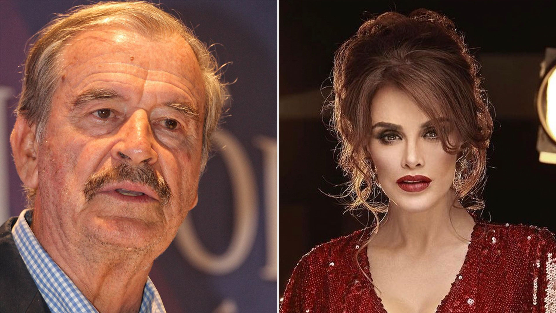 Por qué relacionaron sentimentalmente a Lucía Méndez con Vicente Fox