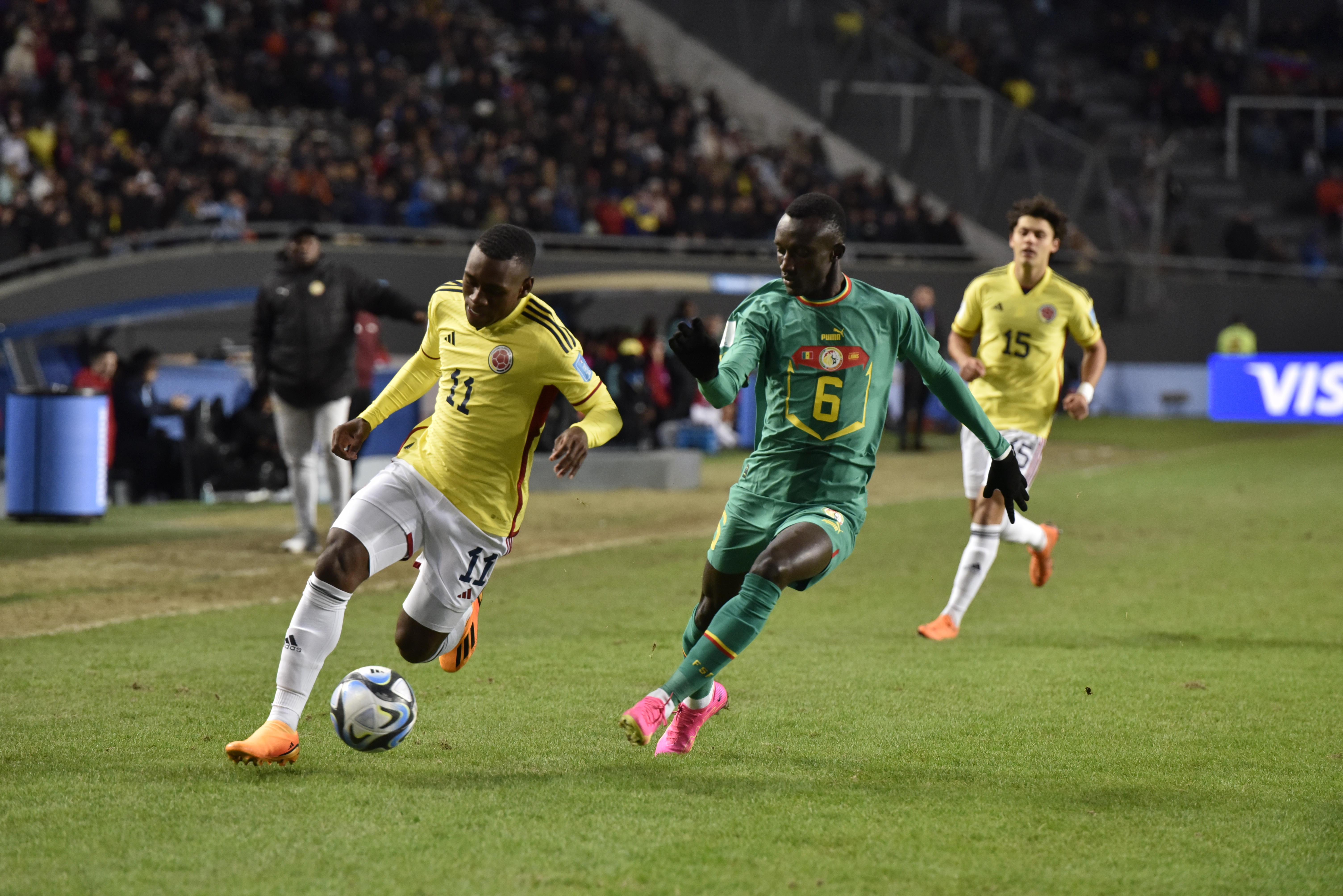 Colombia vs. Senegal EN VIVO: Óscar Cortés puso el empate en el mundial sub-20