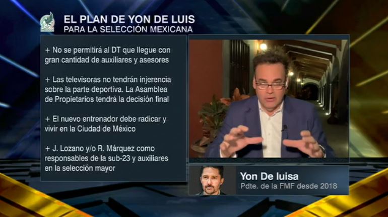 Los planes de Yon de Luisa para la Selección Mexicana rumbo al Mundial 2026 (Foto: ESPN México)