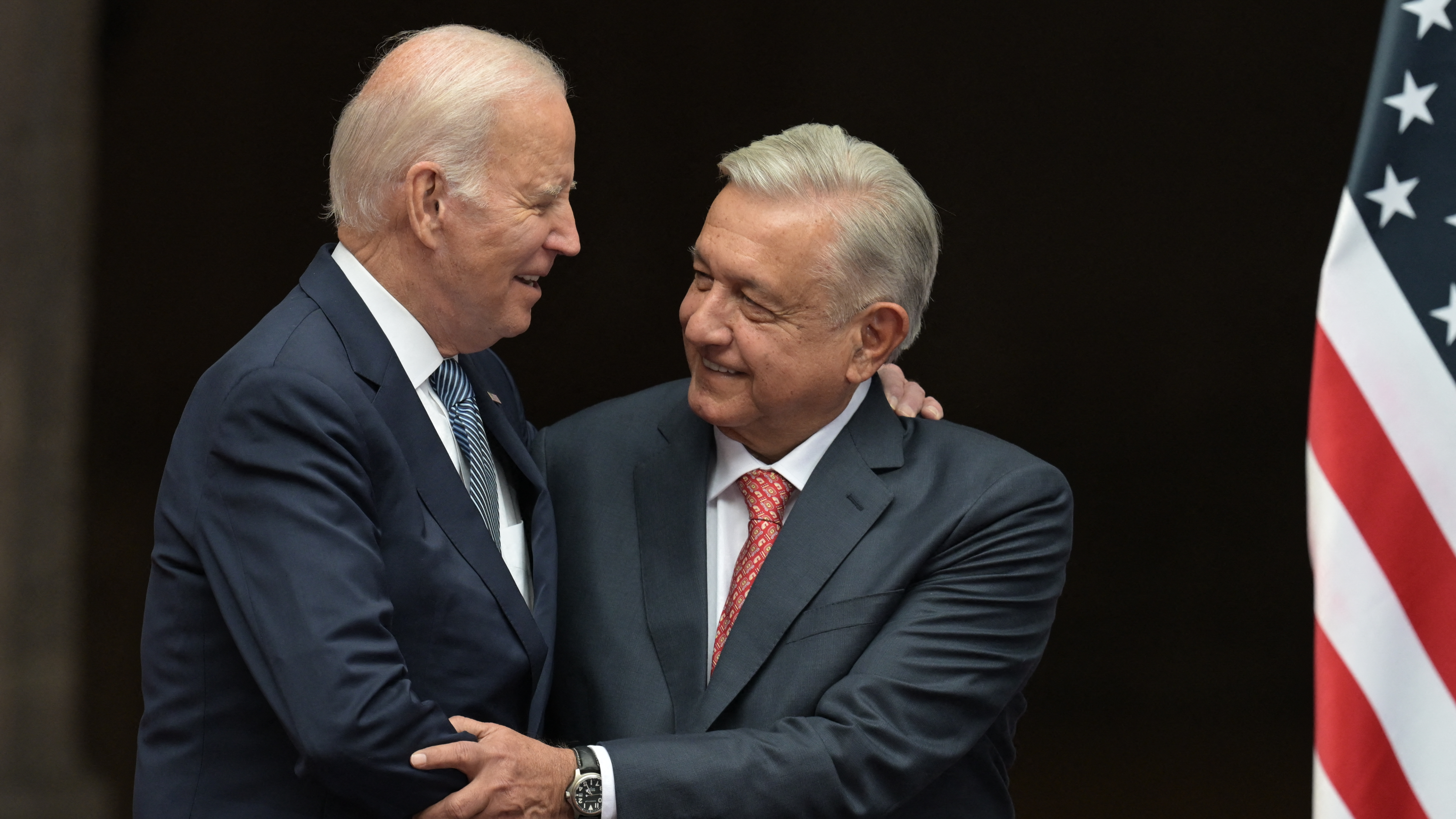 AMLO y Biden celebraron la relación entre México y Estados Unidos (AFP)