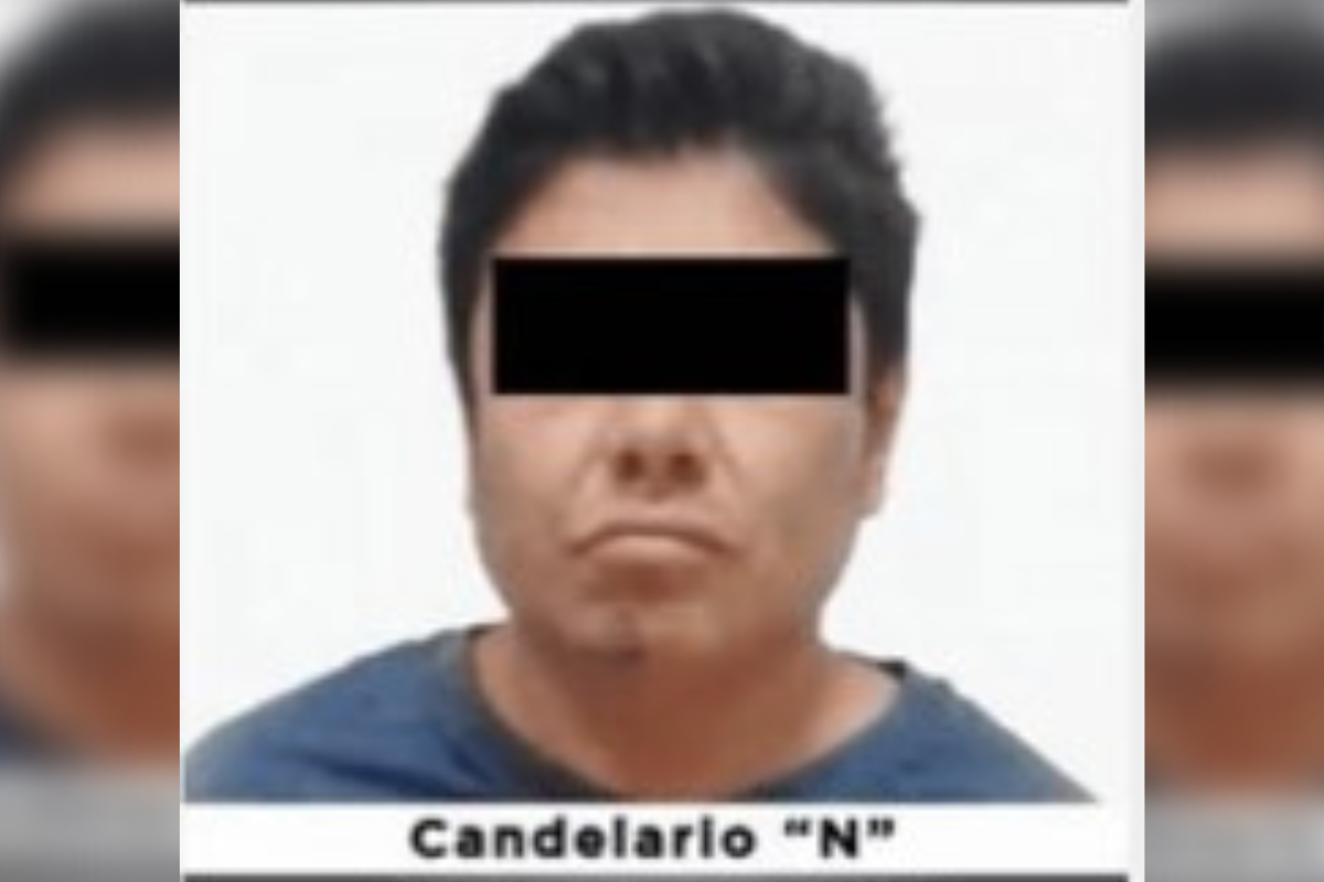 A Candelario "N" le fue dictada prisión preventiva justificada como medida cautelar (Foto: Fiscalía Edomex)