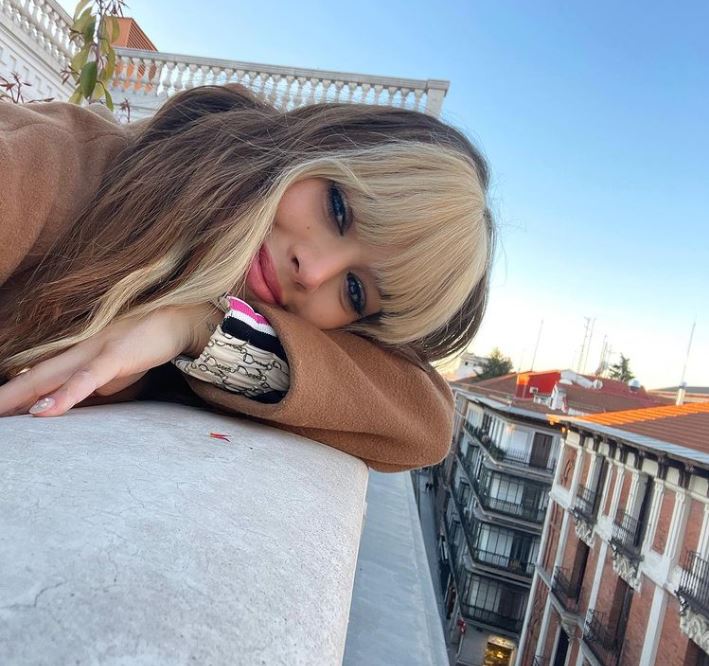 Danna Paola en Madrid, España. Foto: Instagram/ @dannapaola