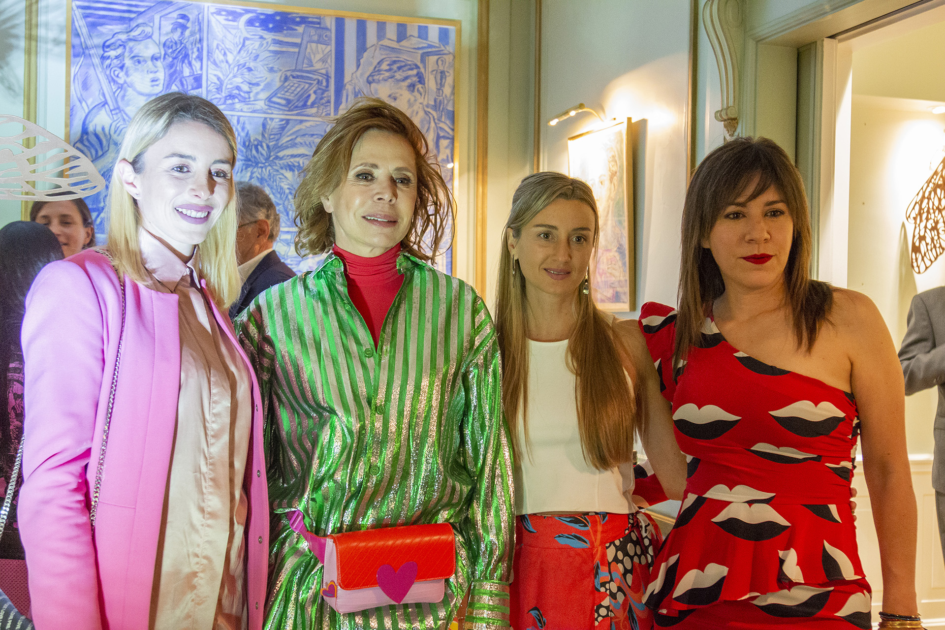 Anastasia Zichy Tyssen, Ágatha Ruiz de la Prada, Florencia Oneto y Carminne Dodero 