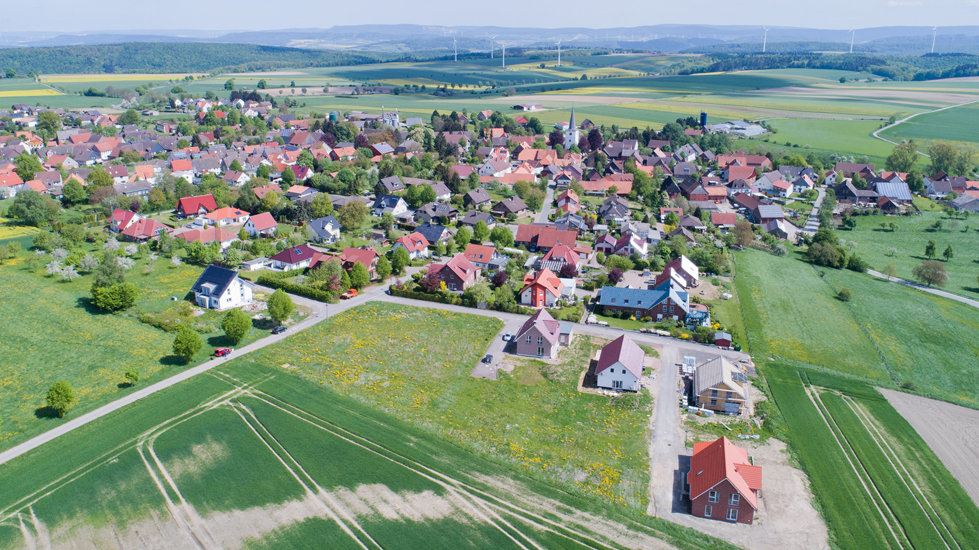 Foto de un poblado del municipio de Ottenstein, Alemania. (Photo: Julian Stratenschulte/dpa)