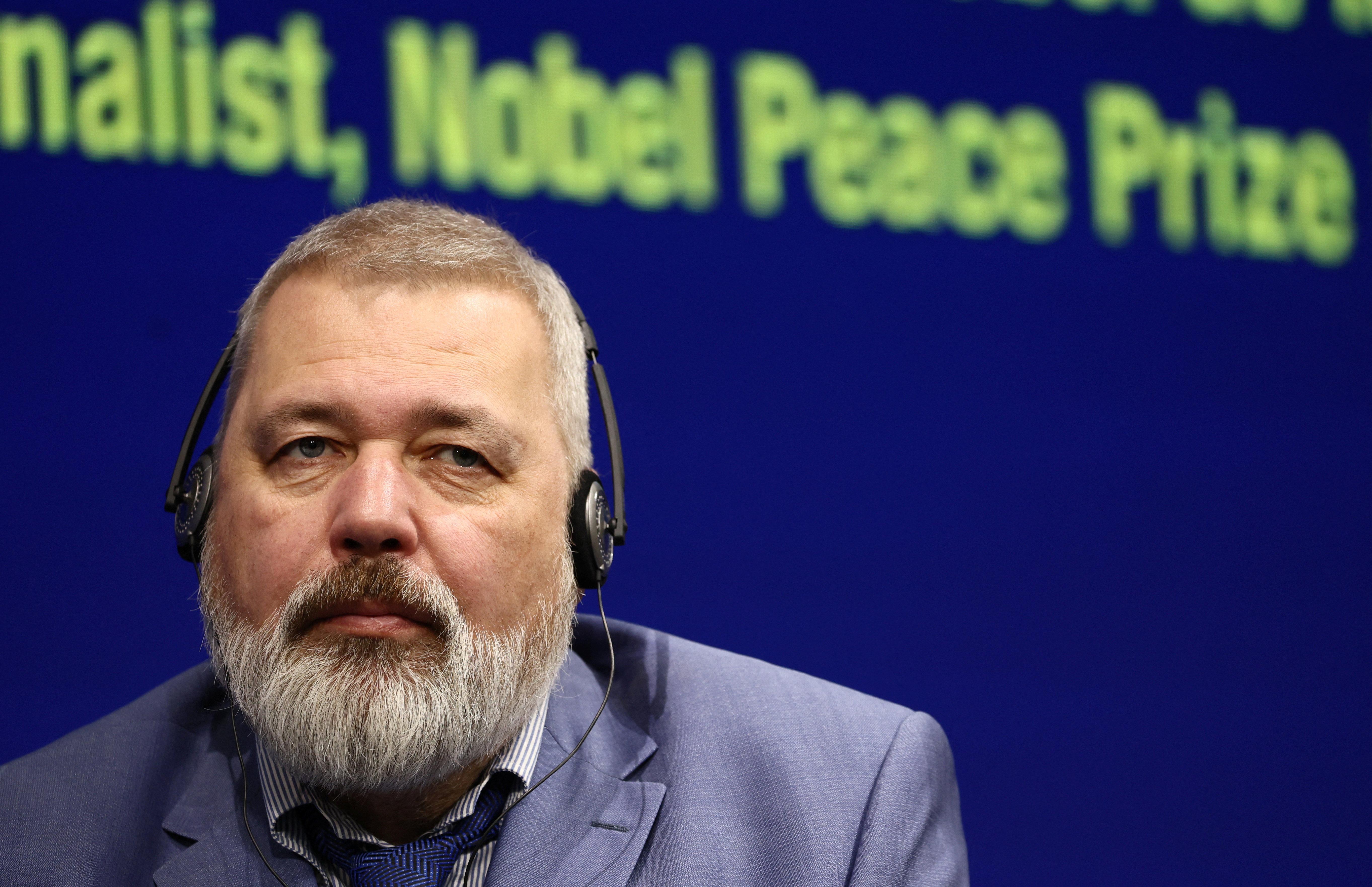Dmitry Muratov, periodista ruso y Premio Nobel de la Paz (REUTERS/Denis Balibouse)