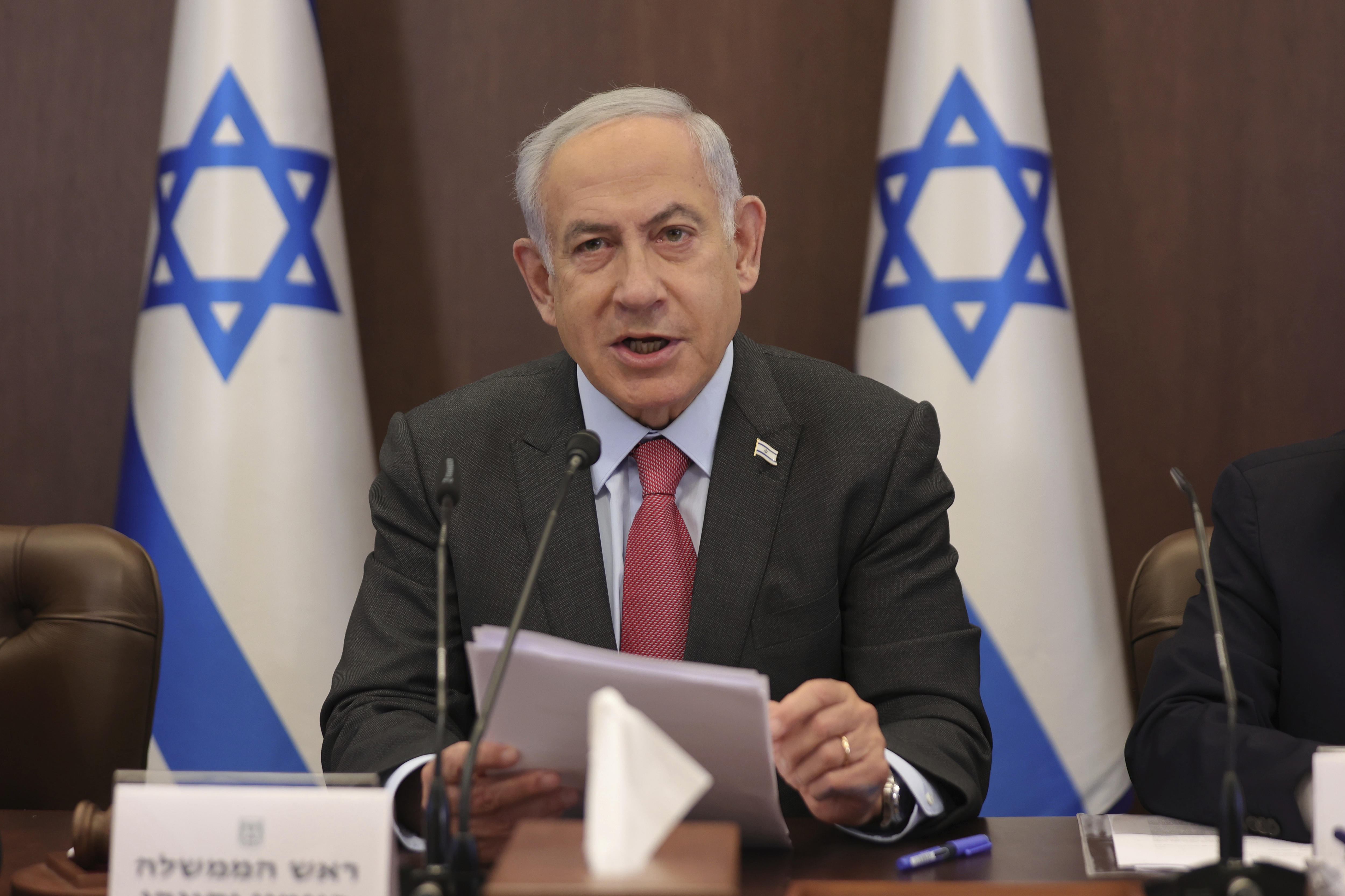 Benjamin Netanyahu, primer ministro de Israel (Abir Sultan/Pool Photo vía AP)