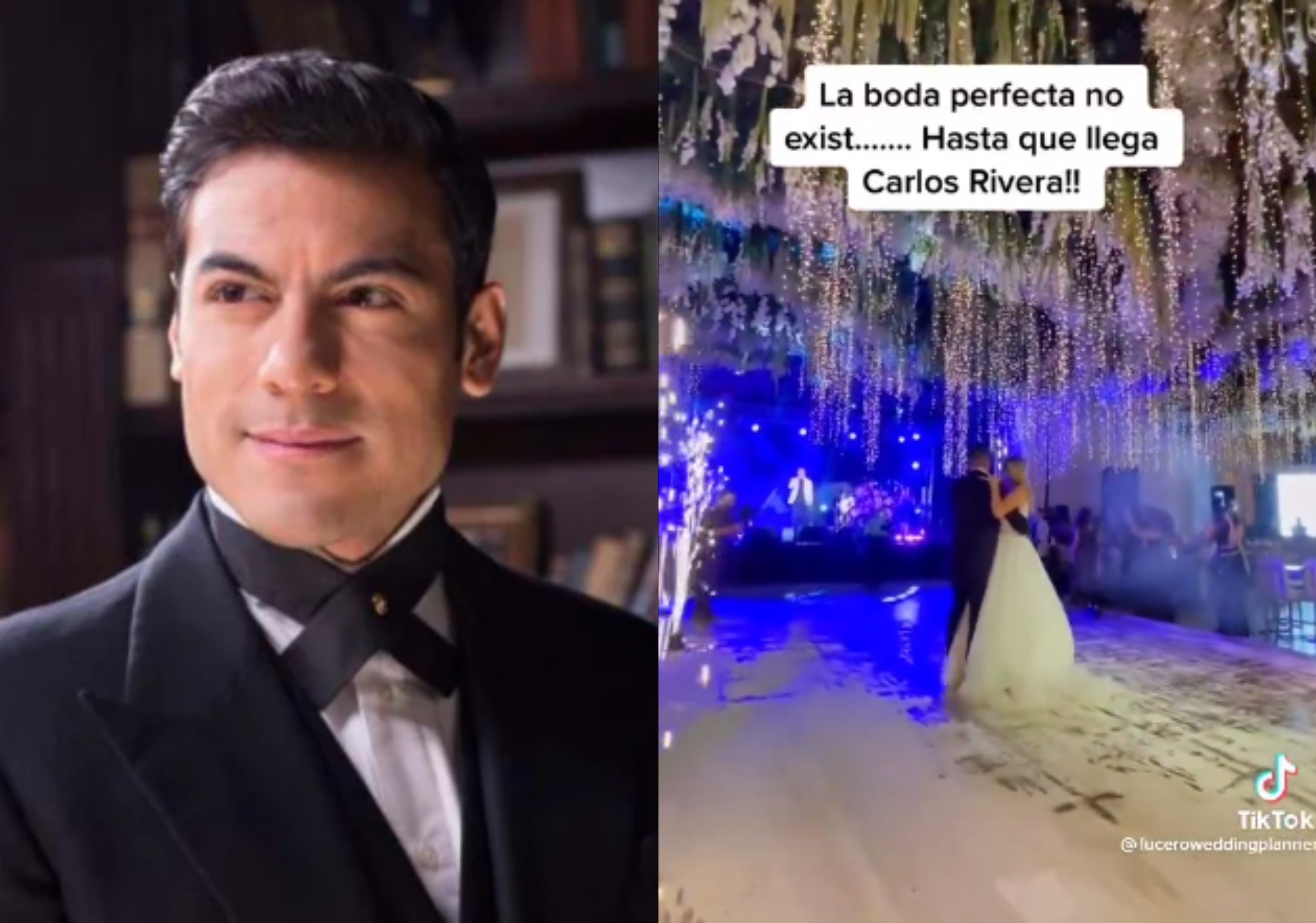 Carlos Rivera sorprendió a una pareja durante su boda Foto: Especial Infobae/Instagram/@carlosrivera