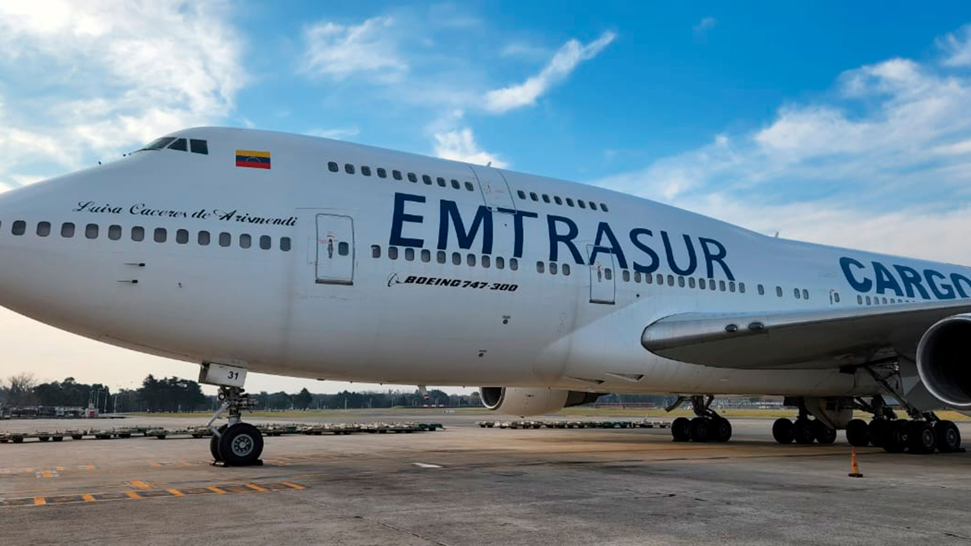 El avión venezolano-iraní de la empresa Emtrasur retenido en Ezeiza por su posible vinculación con actos terroristas que prepararía Irán en América Latina