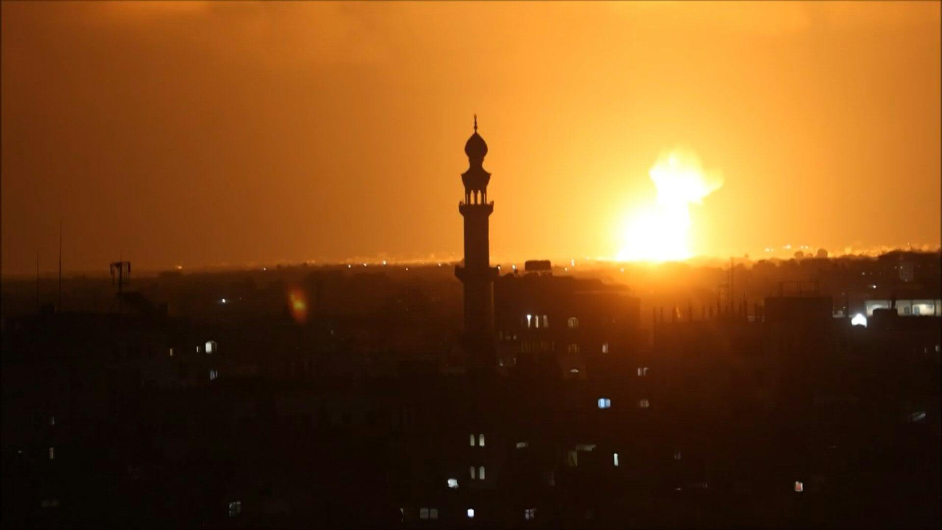 Bombardeos israelíes contra Gaza y cohetes de la Yihad Islámica contra Israel
