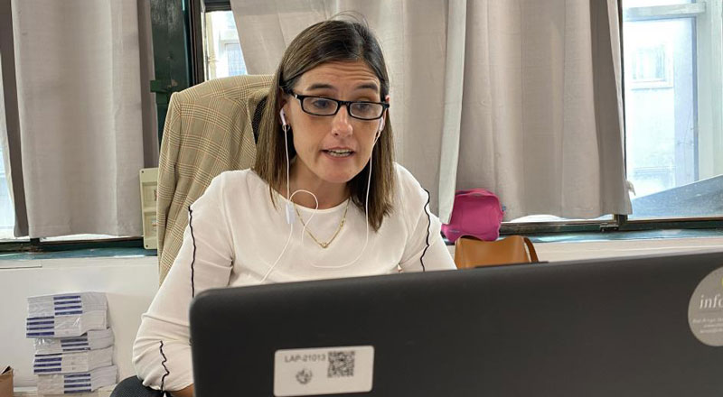 “El sistema nacional integrado de cuidados pudo desarrollarse por el fuerte trabajo de la sociedad civil sumado al acuerdo de todos los actores del sistema político”, dice Florencia Krall, directora de Cuidados del Ministerio de Desarrollo Social de Uruguay. (Imagen: gentileza SNIC)