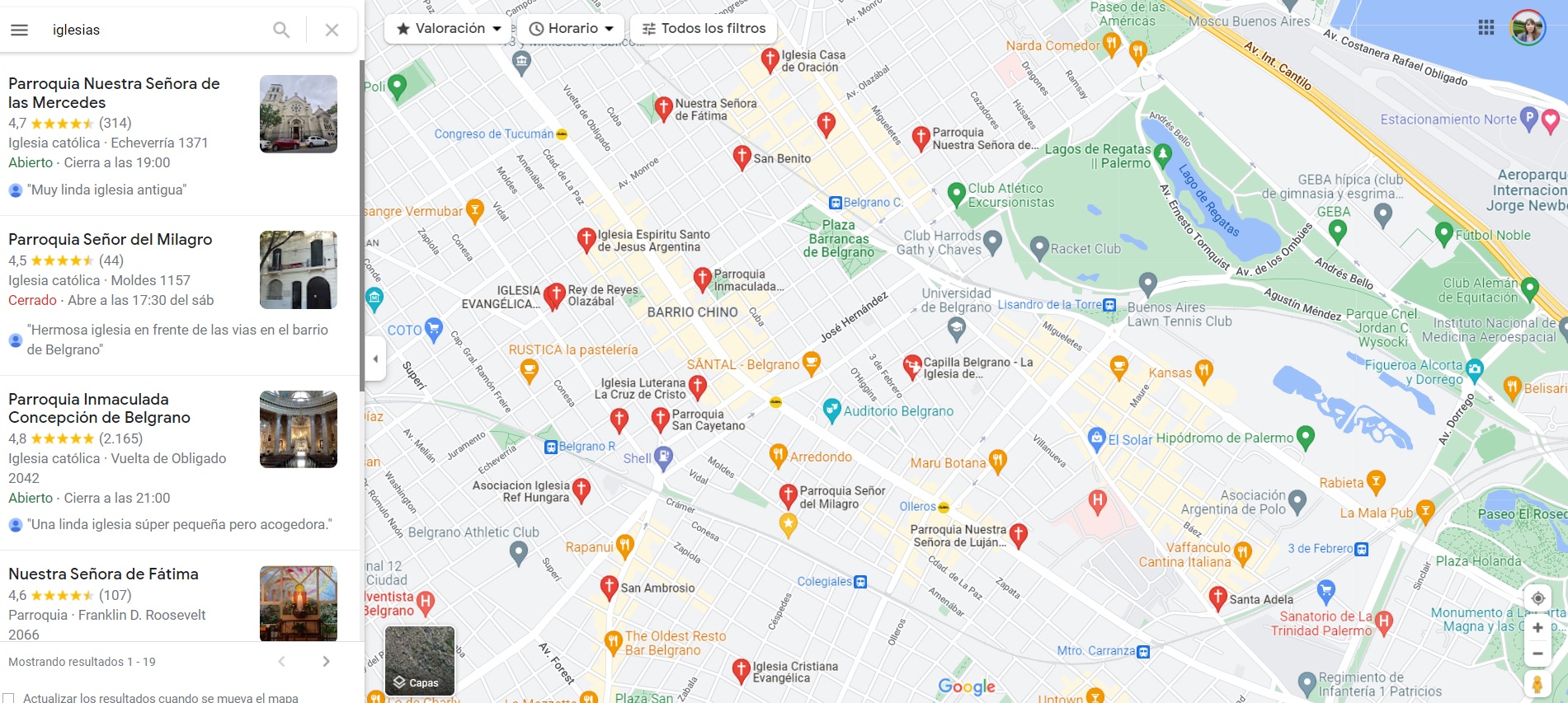 Как легко найти церкви на Google Maps - Infobae