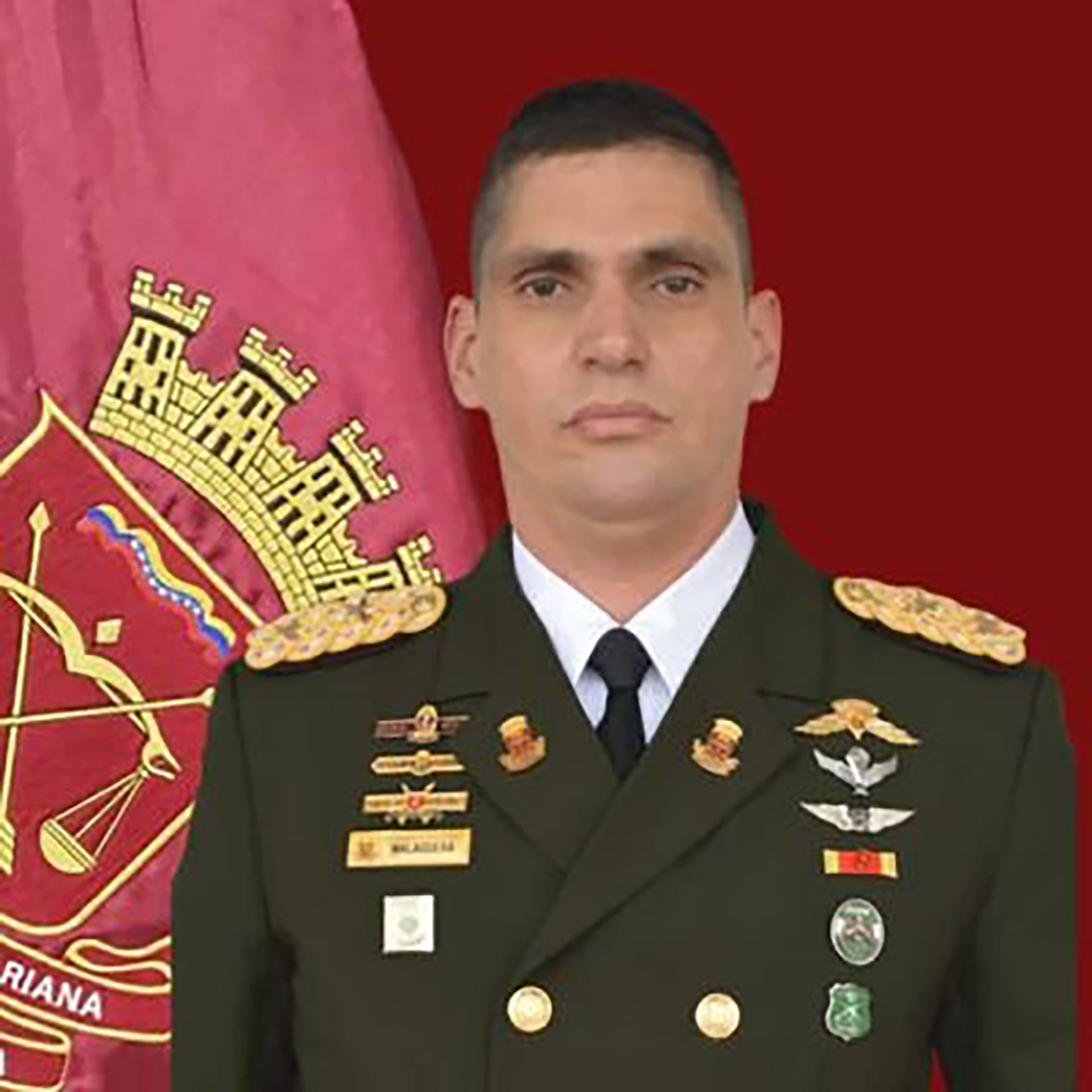 Coronel David José Rodríguez Sierra en la URIA del Aeropuerto de Maiquetía