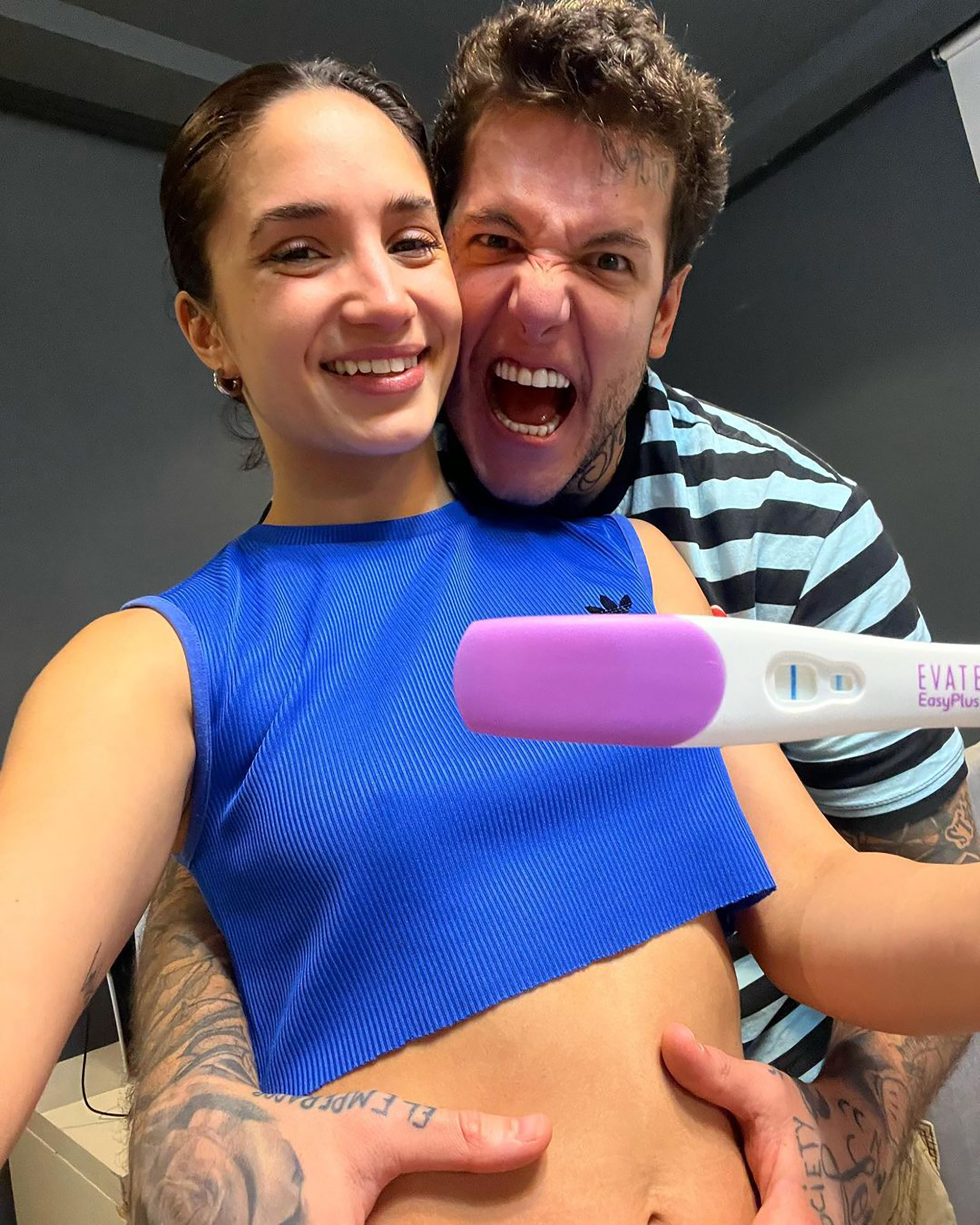 Alex Caniggia y Melody Luz esperan un hija (Instagram)