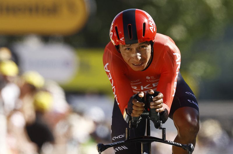 El pedalista colombiano sigue sin encontrar equipo y tiene pocas opciones .REUTERS/Gonzalo Fuentes