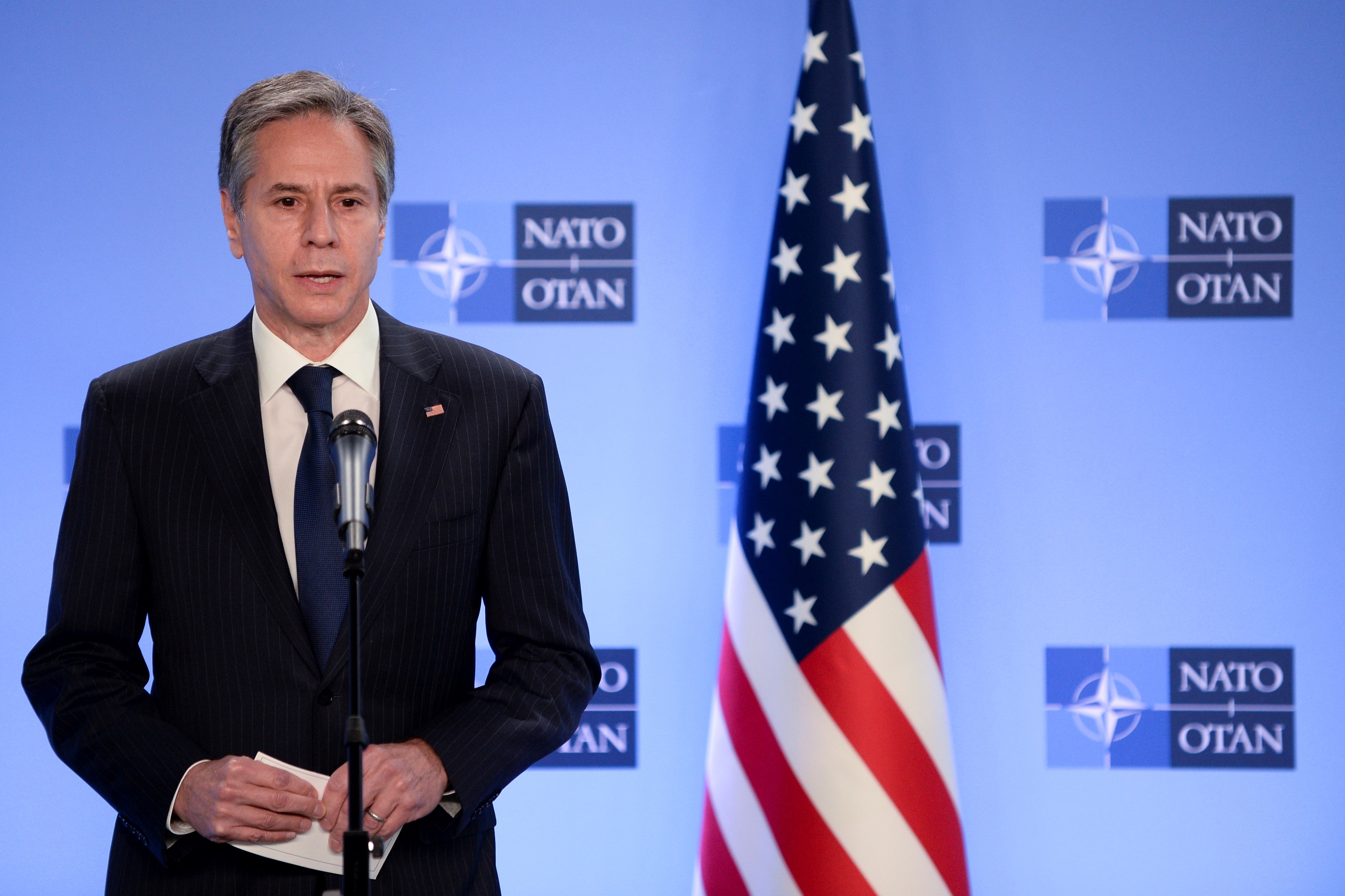 En la imagen, el secretario de Estado de Estados Unidos, Antony Blinken (Foto: EFE/Johanna Geron)
