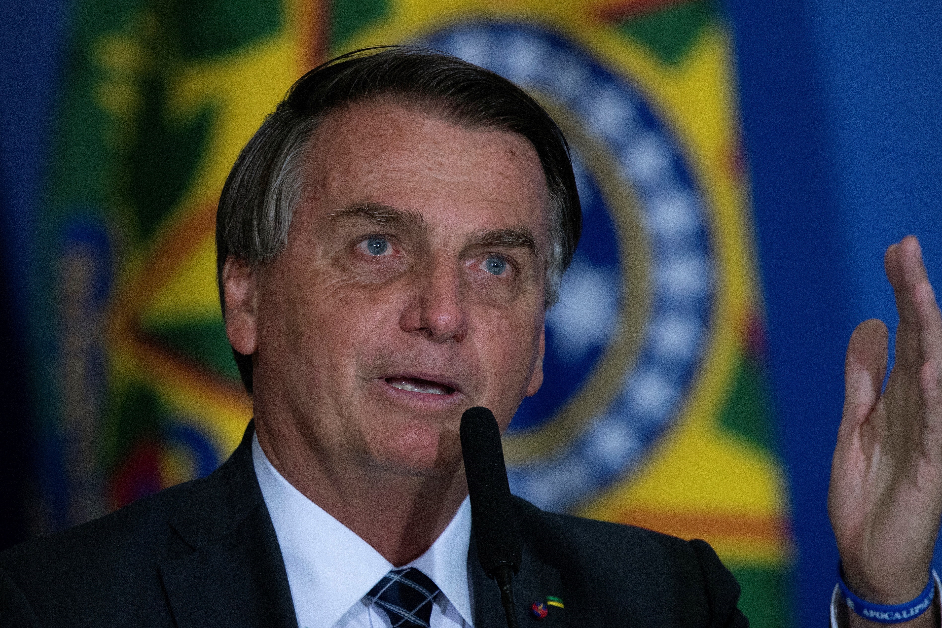 El presidente de Brasil, Jair Bolsonaro. EFE/Joédson Alves/Archivo
