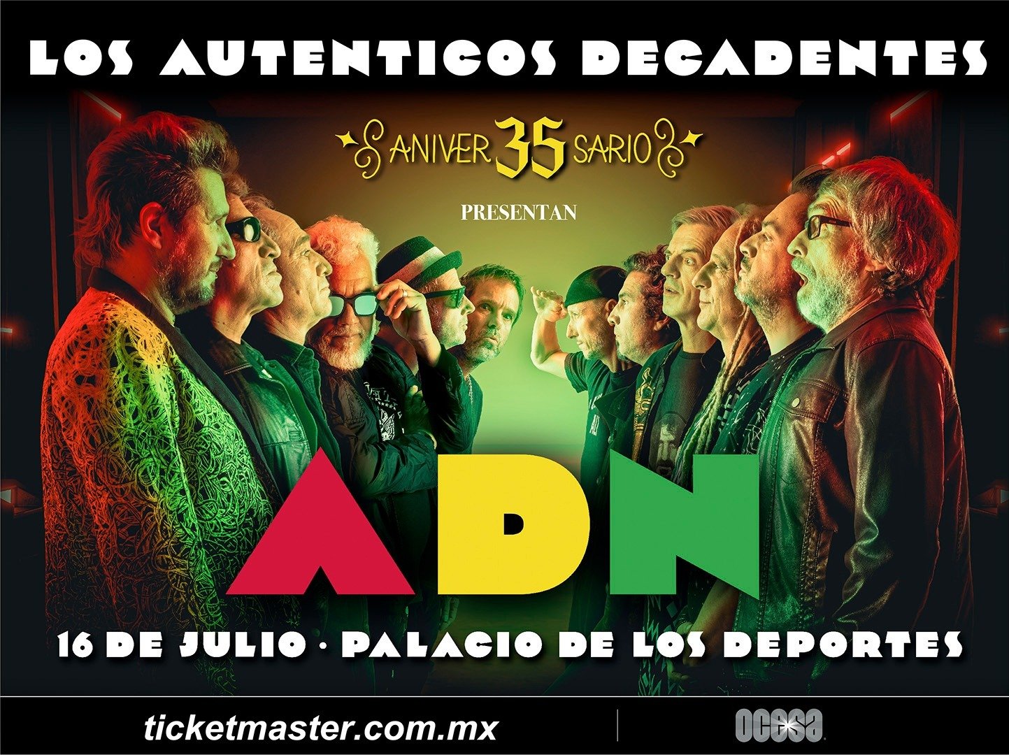 Los Auténticos Decadentes preparan su primer show 360 de la historia y será en México, Palacio de los Deportes (Foto: Facebook / @AutenticosDecadentes)