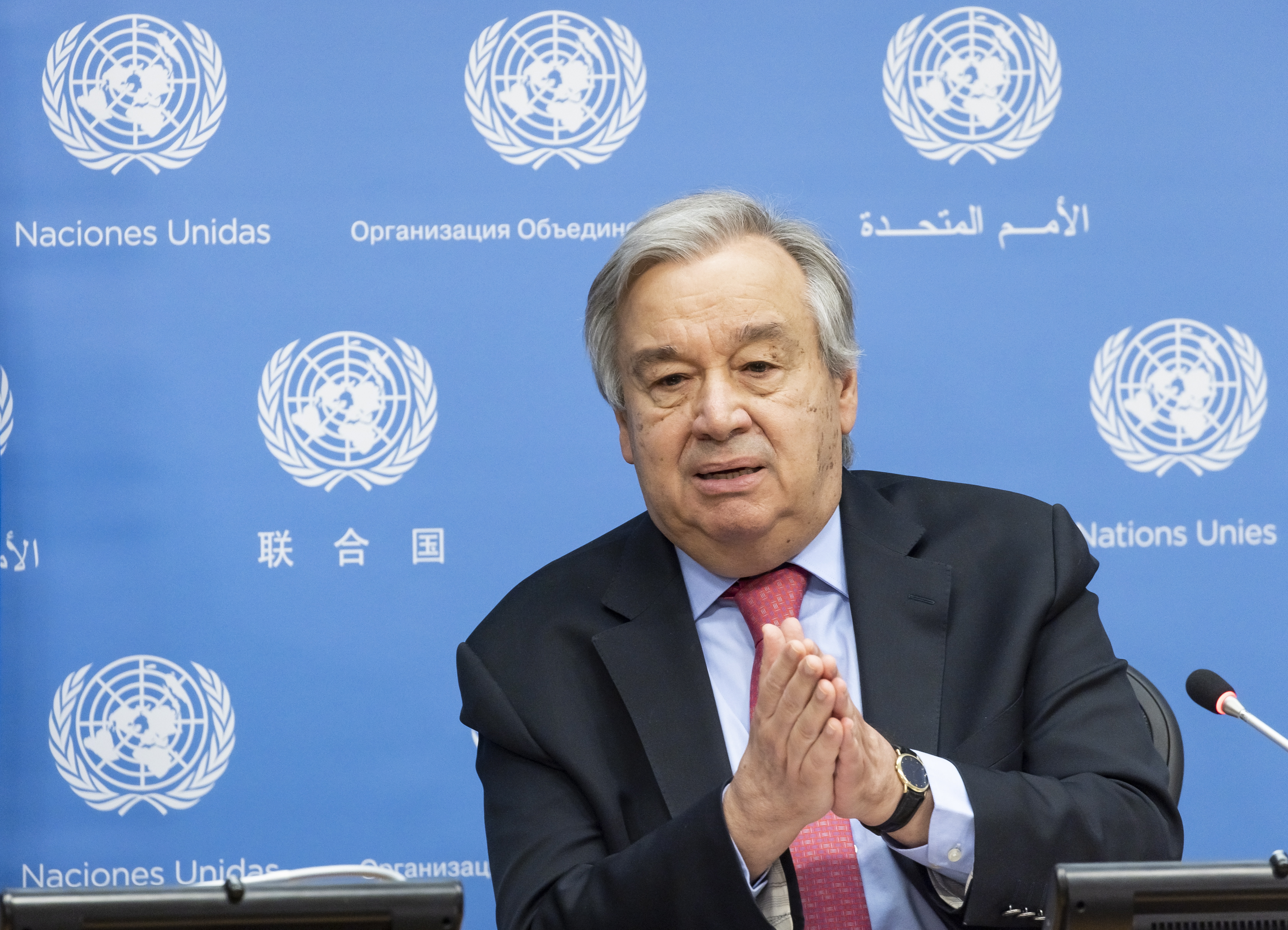 FOTO DE ARCHIVO: El secretario general de la ONU, António Guterres. (EFE/Justin Lane)