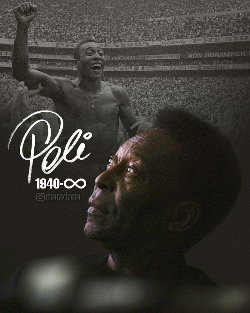 El mundo deportivo lamentó la partida de Pelé.