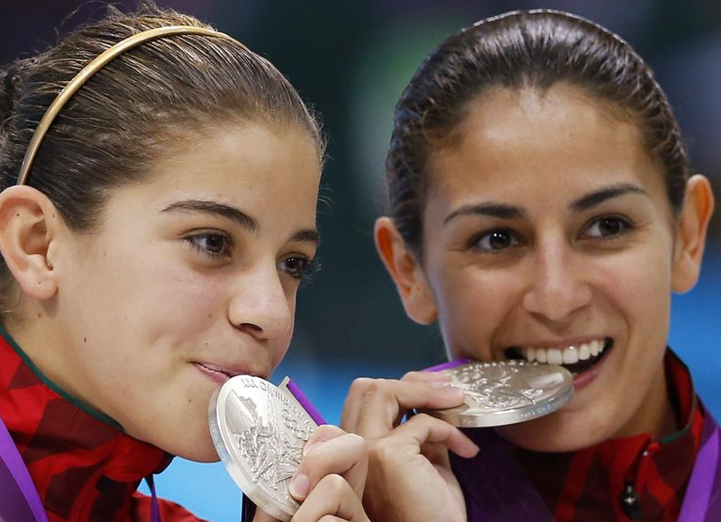 Alejandra Orozco and Paola Espinosa won silver in London 2012. (Photo: REUTERS/Jorge Silva)