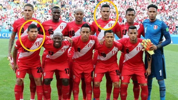 Edison Flores y Anderson Satamaría previo a un partido de la selección peruana.| Foto: EFE