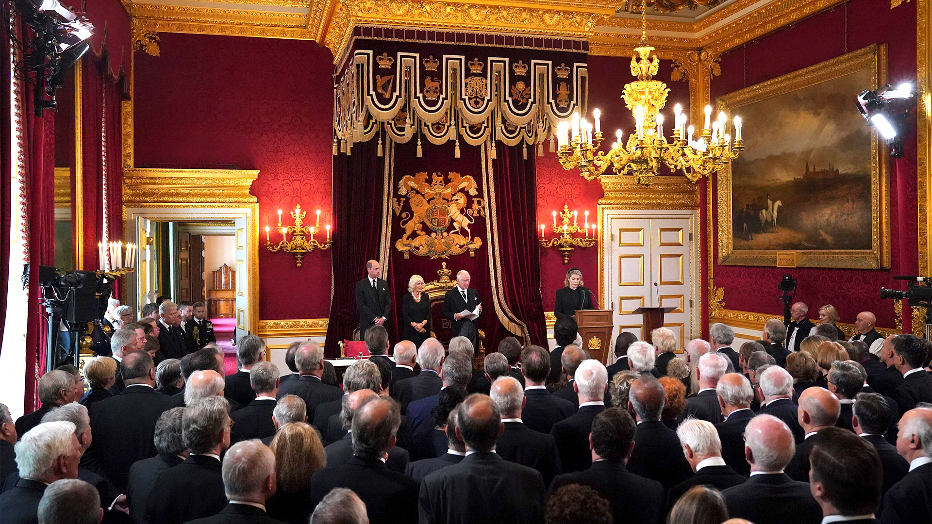 La ceremonia tuvo lugar en el Palacio St James's
